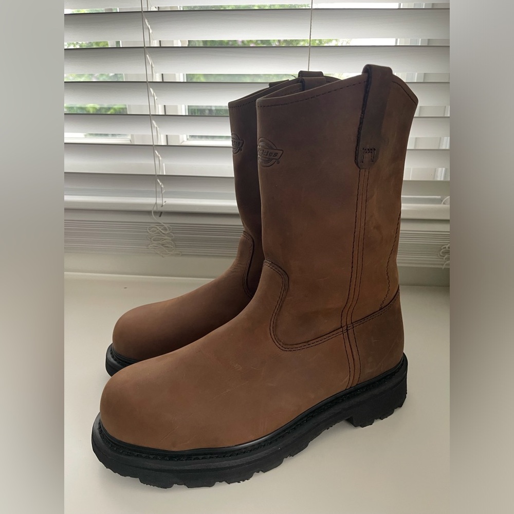Dickies Rogue Wellington Leather CSA Steel Toe Work Boots Size 11